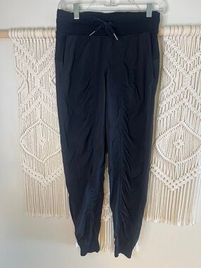 lululemon athletica Black Drawstring Track Joggers